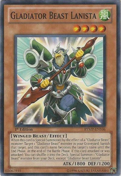Gladiator Beast Lanista - RYMP-EN106 - Common - 1st Edition available at 401 Games Canada