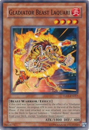 Gladiator Beast Laquari - TU01-EN017 - Common available at 401 Games Canada