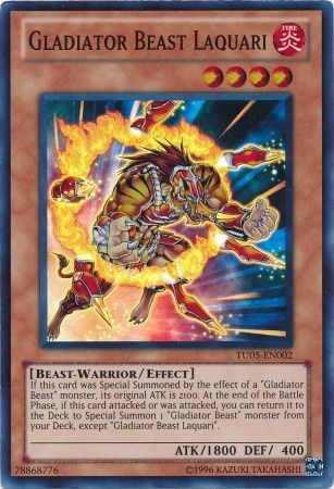 Gladiator Beast Laquari - TU05-EN002 - Super Rare available at 401 Games Canada