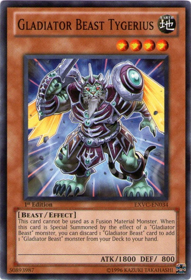 Gladiator Beast Tygerius - EXVC-EN034 - Common - 1st Edition available at 401 Games Canada