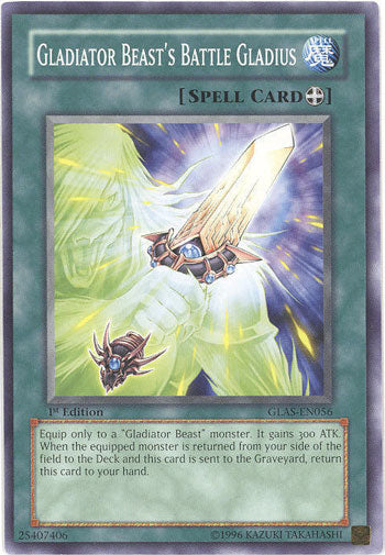 Gladiator Beast's Battle Gladius - GLAS-EN056 - Common - 1st Edition available at 401 Games Canada