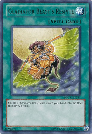 Gladiator Beast's Respite - LCGX-EN254 - Rare - Unlimited available at 401 Games Canada