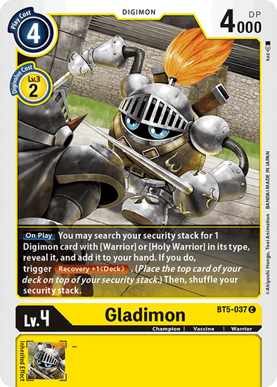 Gladimon - BT5-037 - Common available at 401 Games Canada