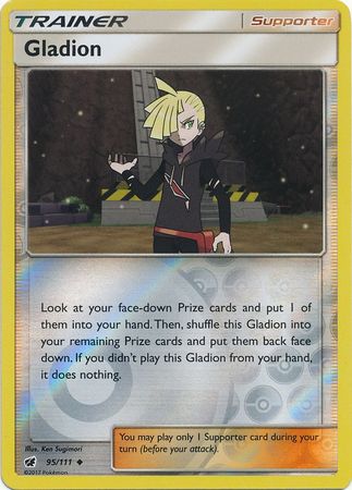 Gladion - 95/111 - Uncommon - Reverse Holo available at 401 Games Canada