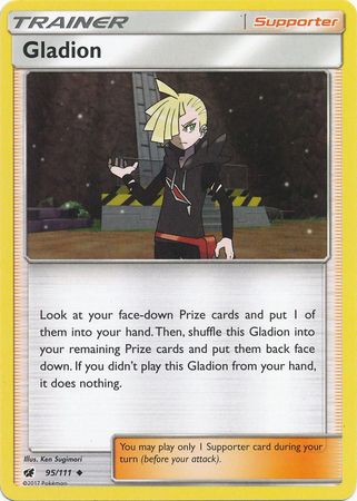 Gladion - 95/111 - Uncommon available at 401 Games Canada