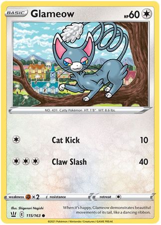 Glameow - 115/163 - Common available at 401 Games Canada