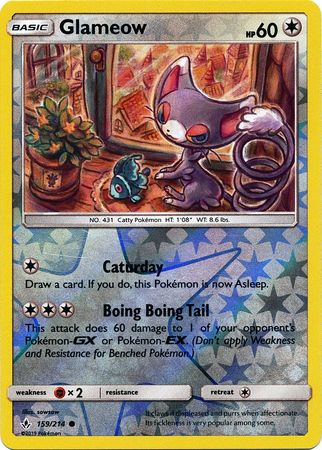 Glameow - 159/214 - Common - Reverse Holo available at 401 Games Canada