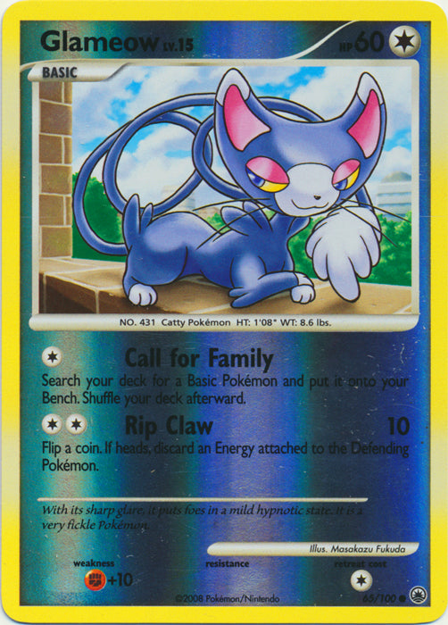 Glameow - 65/100 - Common - Reverse Holo available at 401 Games Canada