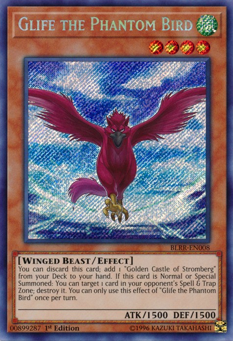 Glife the Phantom Bird - BLRR-EN008 - Secret Rare - 1st Edition available at 401 Games Canada