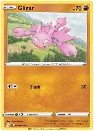 Gligar - 071/163 - Common available at 401 Games Canada