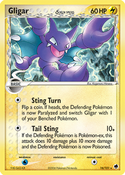 Gligar - 16/101 - Rare available at 401 Games Canada