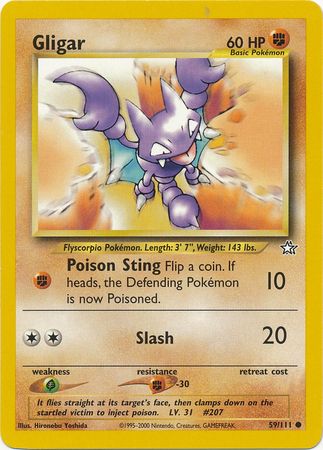 Gligar - 59/111 - Common - Unlimited available at 401 Games Canada