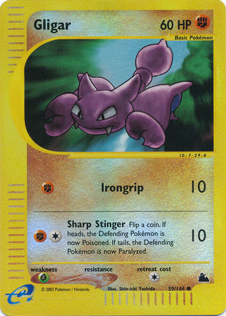 Gligar - 59/144 - Common - Reverse Holo available at 401 Games Canada