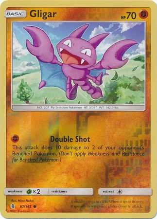 Gligar - 67/145 - Common - Reverse Holo available at 401 Games Canada