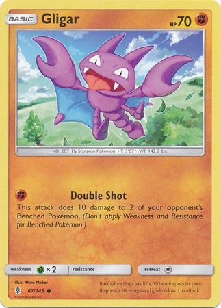 Gligar - 67/145 - Common available at 401 Games Canada