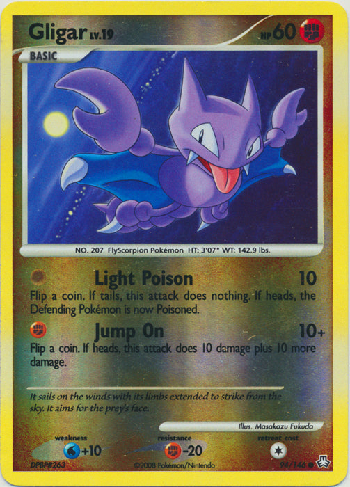 Gligar - 94/146 - Common - Reverse Holo available at 401 Games Canada