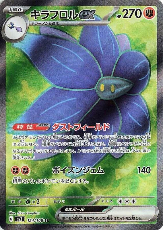 Glimmora ex (Japanese) - 124/108 - Super Rare