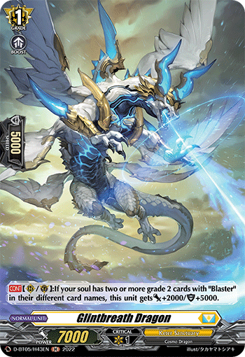 Glintbreath Dragon - D-BT05/H43 - Holo Rare available at 401 Games Canada