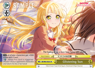 Glistening Sun - BD/W63-E025 - Climax Rare available at 401 Games Canada