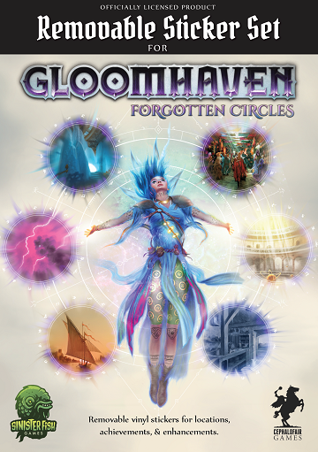 Gloomhaven: Forgotten Circles Removable Sticker Sheet available at 401 Games Canada