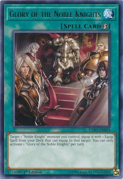 Glory of the Noble Knights - EXFO-EN059 - Rare - 1st Edition available at 401 Games Canada