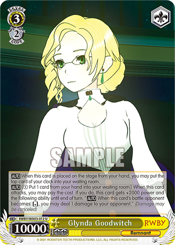 Glynda Goodwitch - RWBY/WX03-012 - Uncommon available at 401 Games Canada