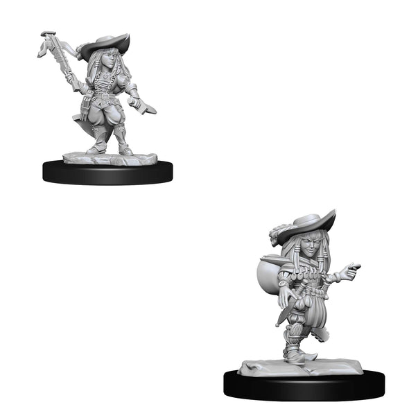 Gnome Bard Female - Pathfinder Deep Cuts Unpainted Minis available at 401 Games Canada