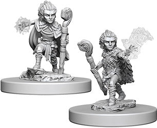 Gnome Male Druid - Pathfinder Deep Cuts Unpainted Minis available at 401 Games Canada