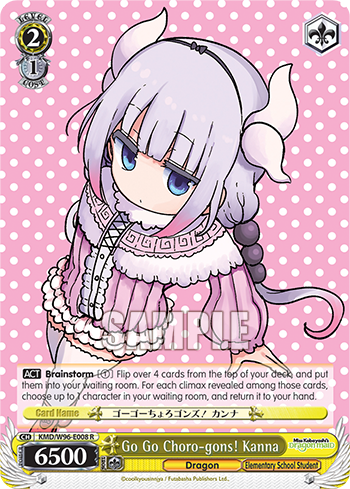 Go Go Choro-gons! Kanna - KMD/W96-E008 - Rare available at 401 Games Canada