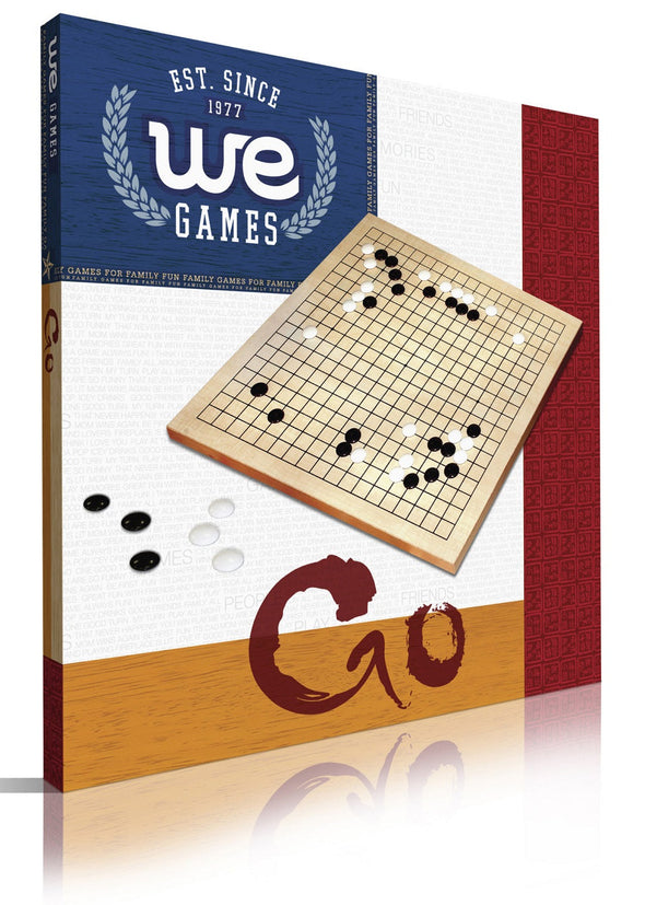 Go Set - Wood Expressions - 12" Wood Board with Plastic Stones available at 401 Games Canada