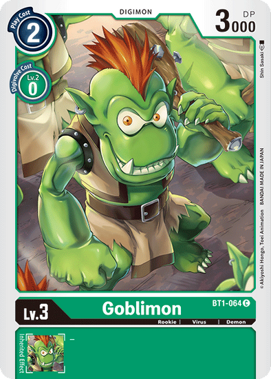 Goblimon - BT1-064 - Common available at 401 Games Canada