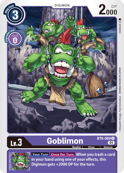 Goblimon - BT6-069 - Common available at 401 Games Canada