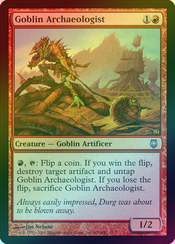 Goblin Archaeologist (Foil) (DST)