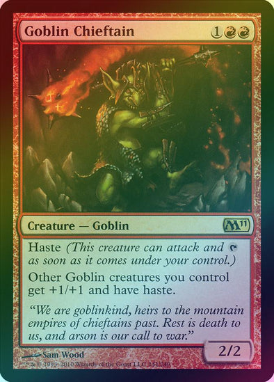 Goblin Chieftain (Foil) (M11) available at 401 Games Canada