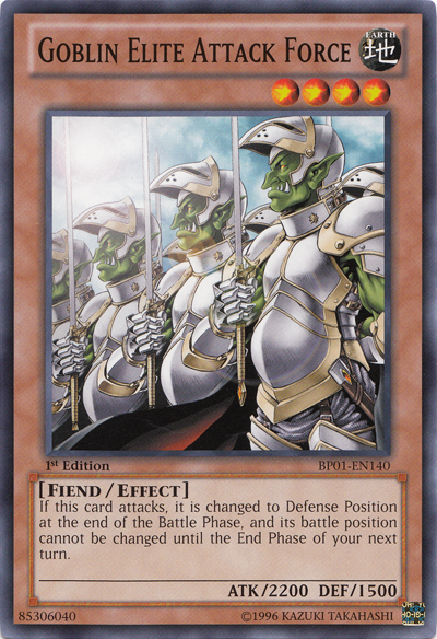 Goblin Elite Attack Force - BP01-EN140 - Common - 1st Edition available at 401 Games Canada