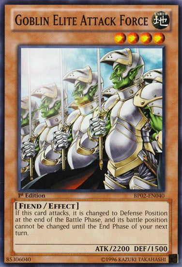 Goblin Elite Attack Force - BP02-EN040 - Common - 1st Edition available at 401 Games Canada