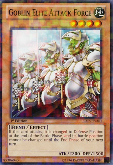 Goblin Elite Attack Force - BP02-EN040 - Mosaic Rare - 1st Edition available at 401 Games Canada