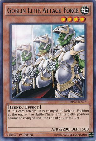 Goblin Elite Attack Force - BP03-EN017 - Rare - 1st Edition available at 401 Games Canada