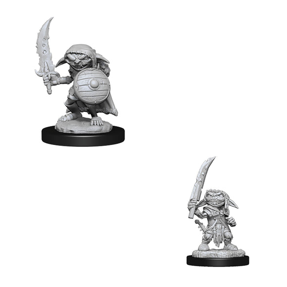 Goblin Fighter Male - Pathfinder Deep Cuts Unpainted Minis available at 401 Games Canada