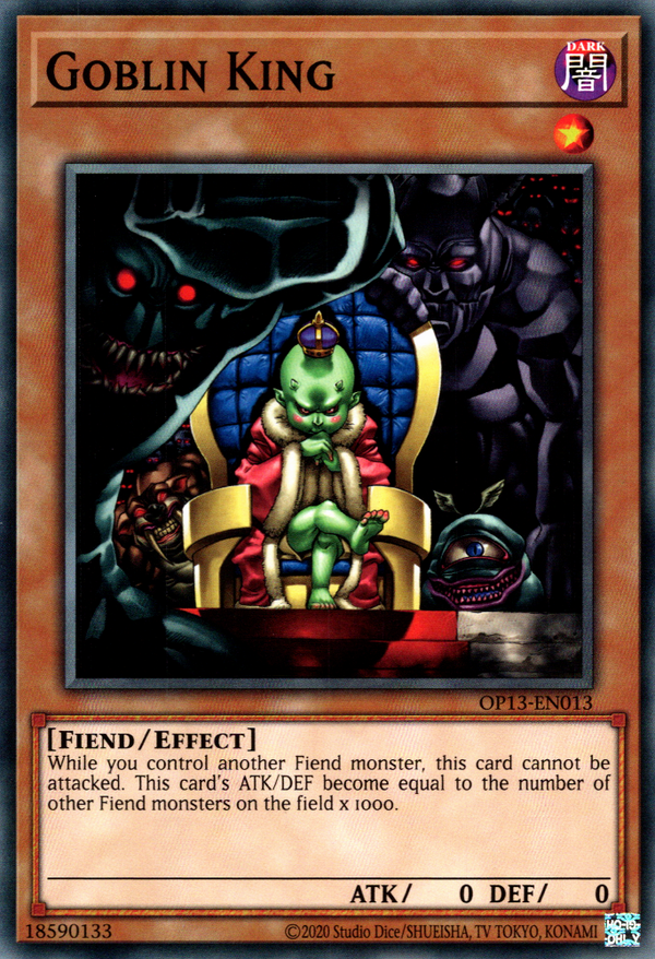 Goblin King - OP13-EN013 - Common available at 401 Games Canada
