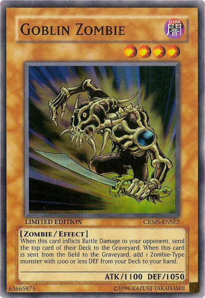 Goblin Zombie - CRMS-ENSE2 - Super Rare - Limited Edition available at 401 Games Canada
