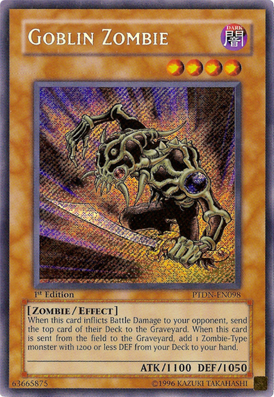 Goblin Zombie - PTDN-EN098 - Secret Rare - 1st Edition available at 401 Games Canada