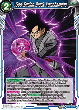 God-Slicing Black Kamehameha - BT10-057 - Rare available at 401 Games Canada