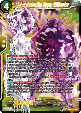 God of Destruction Toppo, Skillbreaker - EX19-18 - Expansion Rare available at 401 Games Canada