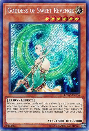 Goddess of Sweet Revenge - LCKC-EN106 - Secret Rare - Unlimited available at 401 Games Canada