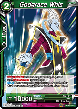 Godgrace Whis - BT6-058 - Common available at 401 Games Canada