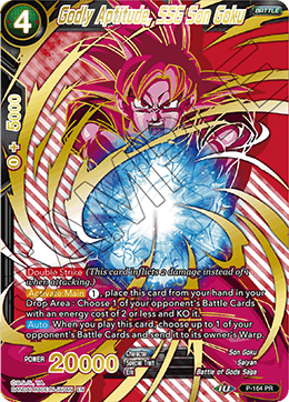 Godly Aptitude, SSG Son Goku - P-164 - Promo available at 401 Games Canada