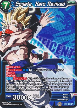 Gogeta, Hero Revived - BT5-038 - Super Rare (Magnificent Collection) available at 401 Games Canada