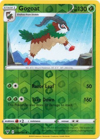 Gogoat - 018/185 - Uncommon - Reverse Holo available at 401 Games Canada