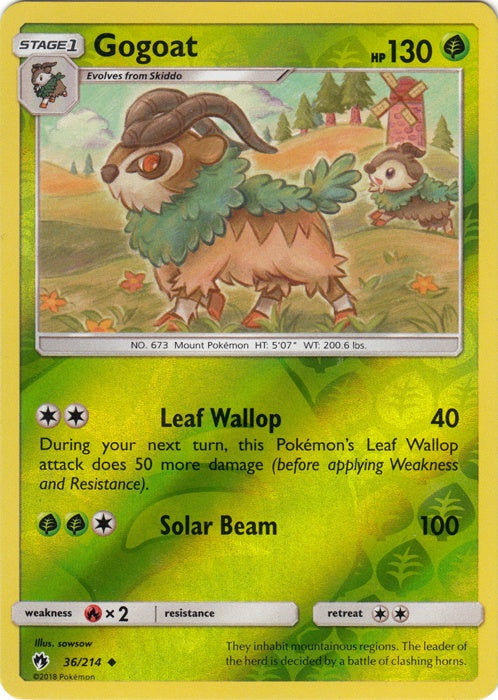 Gogoat - 36/214 - Uncommon - Reverse Holo available at 401 Games Canada